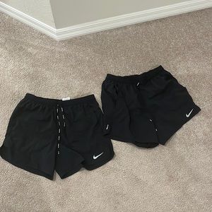 Two Men’s Nike running shorts medium!